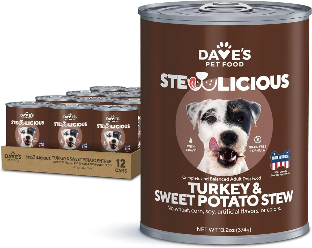 Wet Dog Food Turkey Sweet Potato Gravy 13.2 Oz 🦃