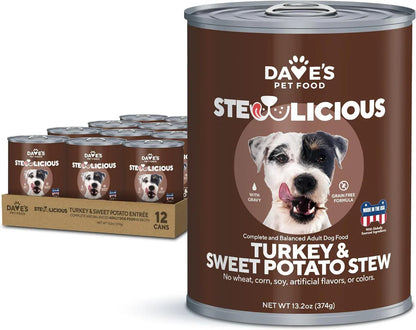 Wet Dog Food Turkey Sweet Potato Gravy 13.2 Oz 🦃
