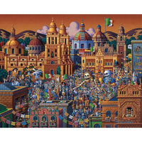 Day of the Dead 500 Piece Jigsaw Puzzle Dowdle