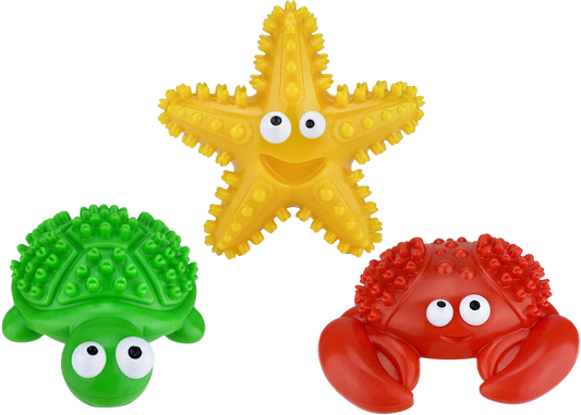 Multipet Deep Sea Teethers Assortment - Assorted Animals 6"
