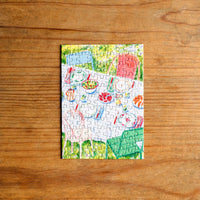 Déjeuner Au Soleil (Lunch in the Sun) 99 Piece Mini Jigsaw Puzzle Trevell