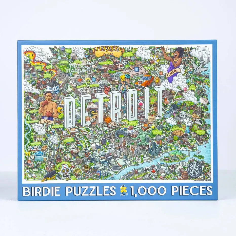 Detroit 1000 Piece Jigsaw Puzzle Birdie