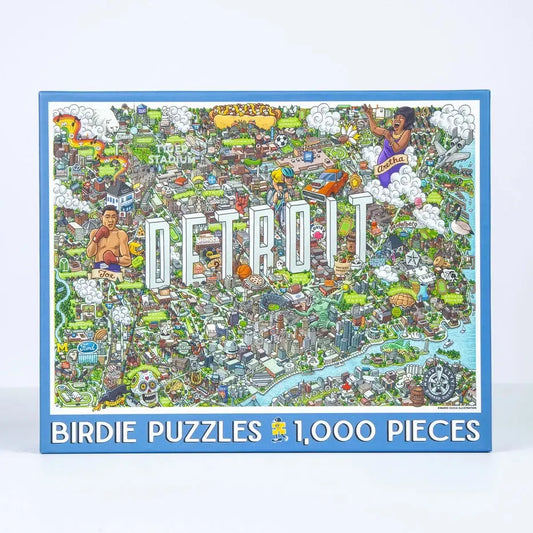 Detroit 1000 Piece Jigsaw Puzzle Birdie