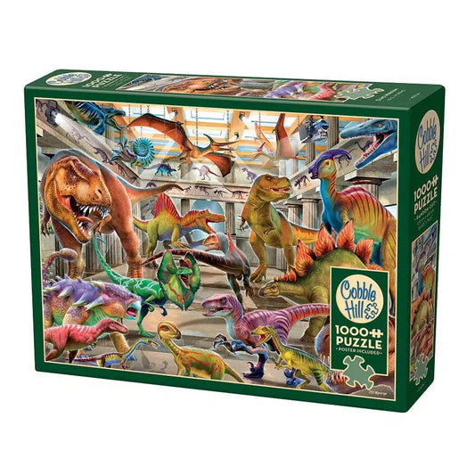 Dino Museum 1000 Piece Jigsaw Puzzle Cobble Hill