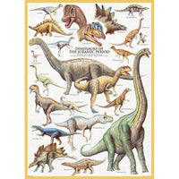 Dinosaurs of the Jurassic Period 1000 Piece Jigsaw Puzzle Eurographics