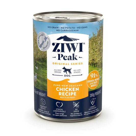 Ziwi Peak Chicken Recipe Grain Free Wet Dog Food 13.75oz Can
