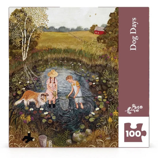 Dog Days 100 Piece Mini Jigsaw Puzzle NYPC