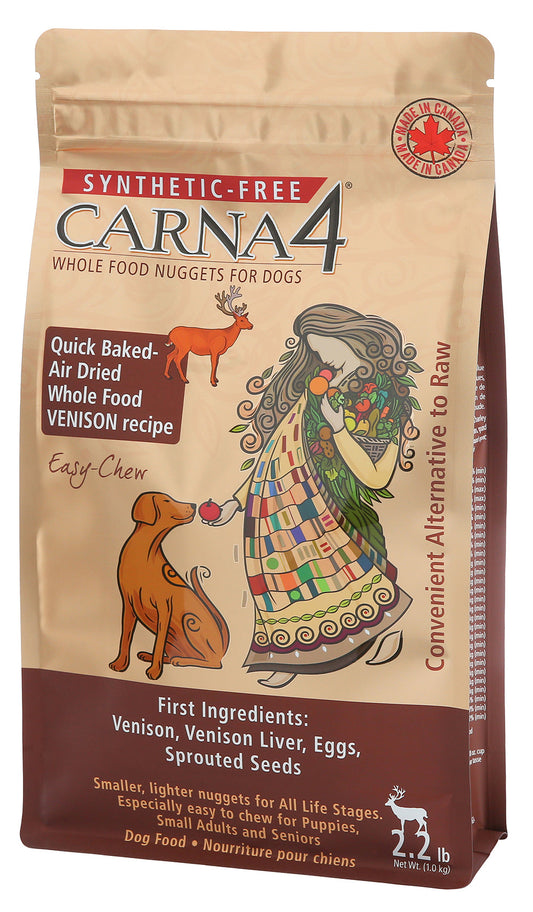 Carna4 Venison Easy-Chew Dry Dog Food Sovereign Nutrition Blend