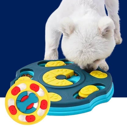 Interactive Dog Puzzle Slow Feeder Treat Toy for Mental Play