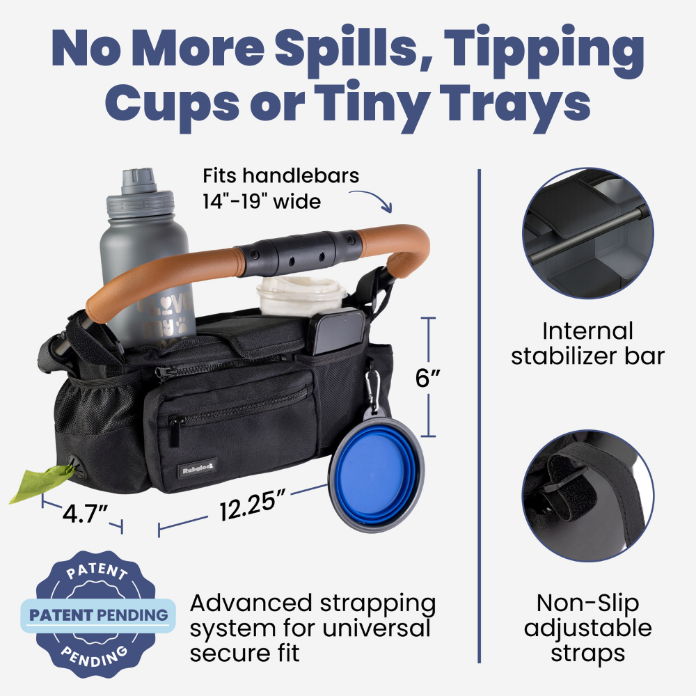 Dog Stroller Caddy Organizer 🐾 - Purrfect Pet Kingdom