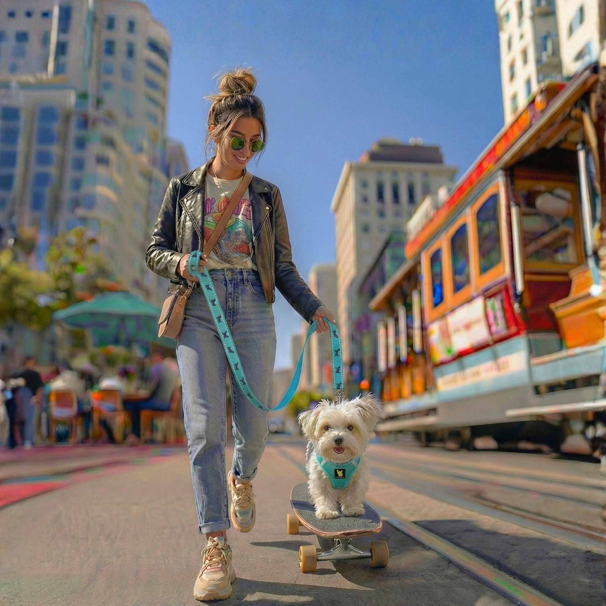 Purrfect Pet Kingdom EcoBark Step In Dog Harness - XXXS to Small Breeds- Reflecti (XXS (4 to 5 lbs)) - Premium Dog Harnesses