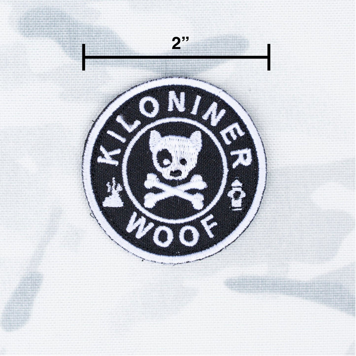 MINI DOG & CROSSBONES Morale Patch