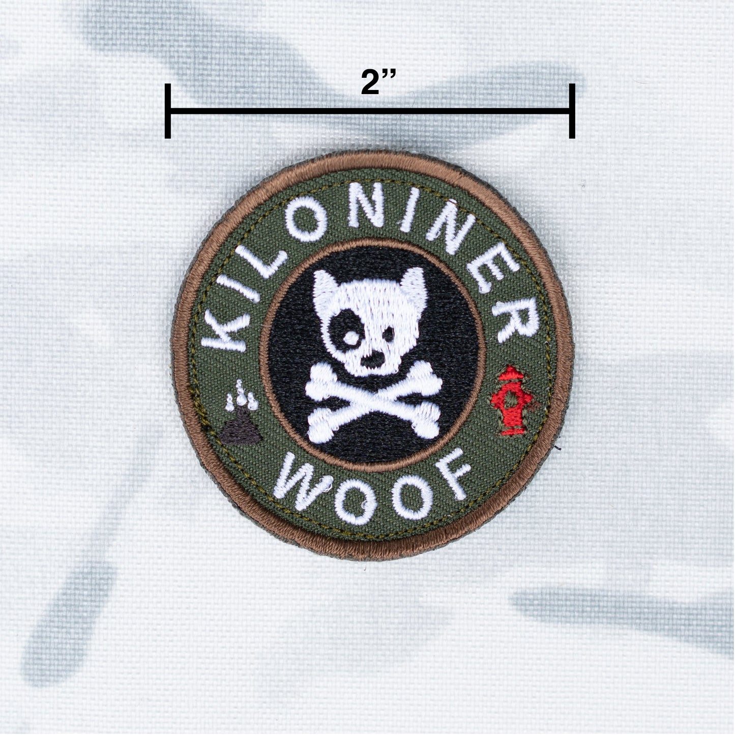 MINI DOG & CROSSBONES JUNGLE Morale Patch