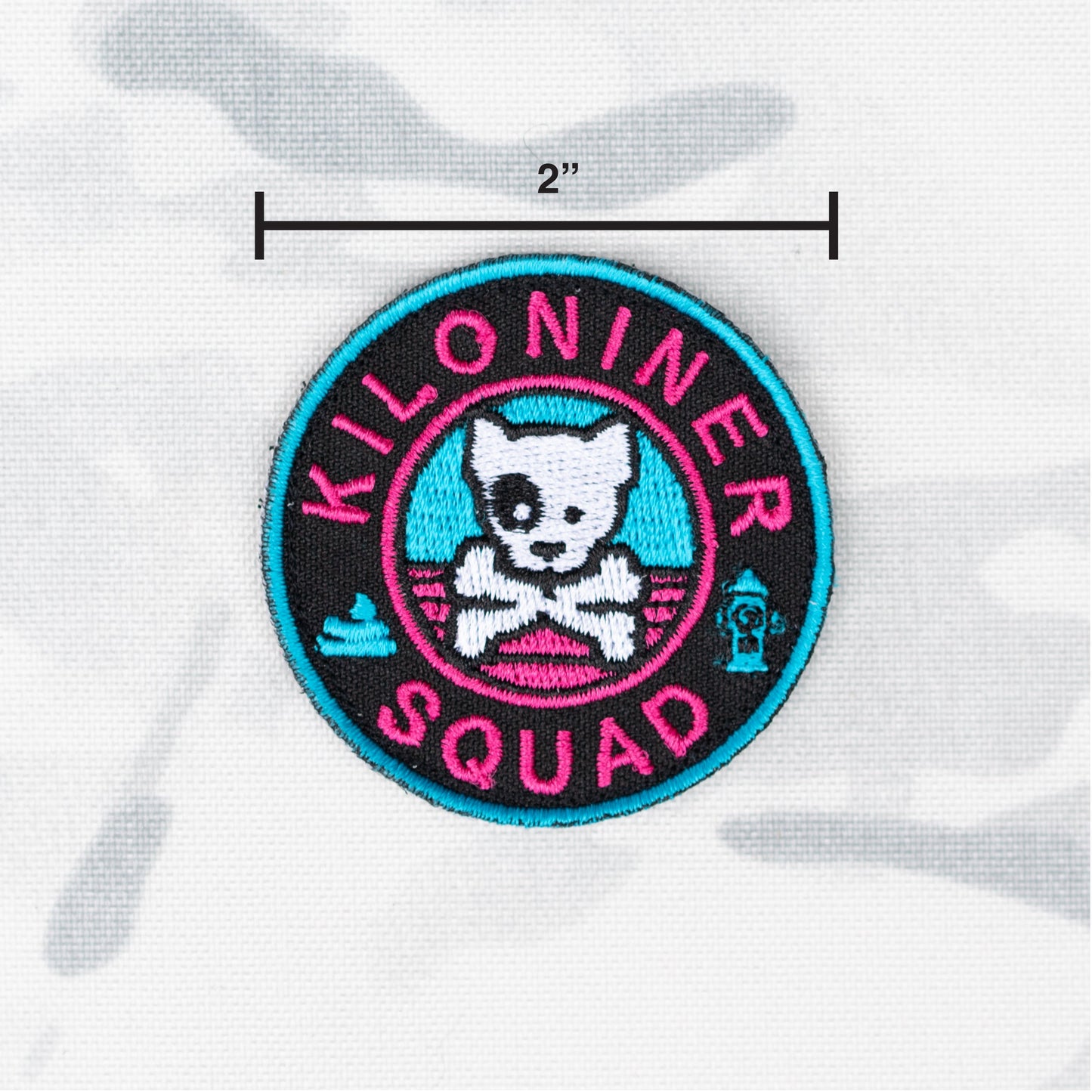 MINI DOG & CROSSBONES PT Morale Patch