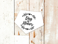 "Dog of Honor" Wedding Dog Bandana