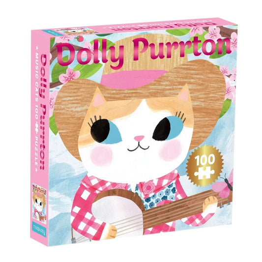 Dolly Purrton Music Cats 100 Piece Jigsaw Puzzle Mudpuppy