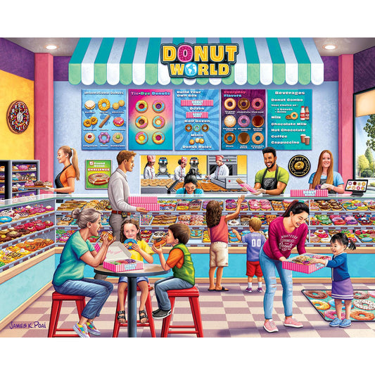 Donut Shop 500 Piece Jigsaw Puzzle Boardwalk