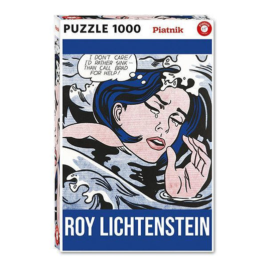 Drowning Girl by Lichtenstein 1000 Piece Jigsaw Puzzle Piatnik