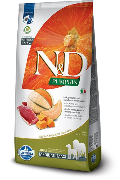Farmina N&D Duck and Cantaloupe Adult Dog Food Premium Recipe