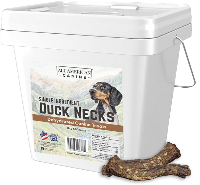 Dehydrated Duck Necks Dog Chews 2.56 Oz 🦆