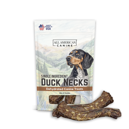 Dehydrated Duck Necks Dog Chews 2.56 Oz 🦆