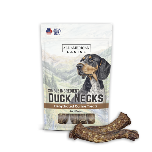 Dehydrated Duck Necks Dog Chews 2.56 Oz 🦆