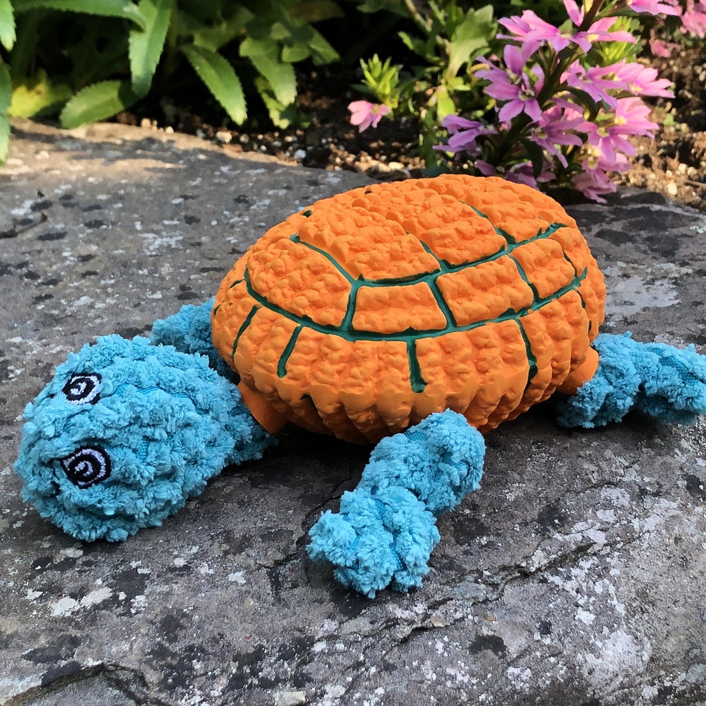 Interactive Plush Turtle Dog Toy for Play and Enrichment