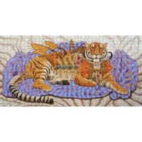 Durga's Tiger 1000 Piece Jigsaw Puzzle Pomegranate