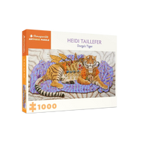Durga's Tiger 1000 Piece Jigsaw Puzzle Pomegranate