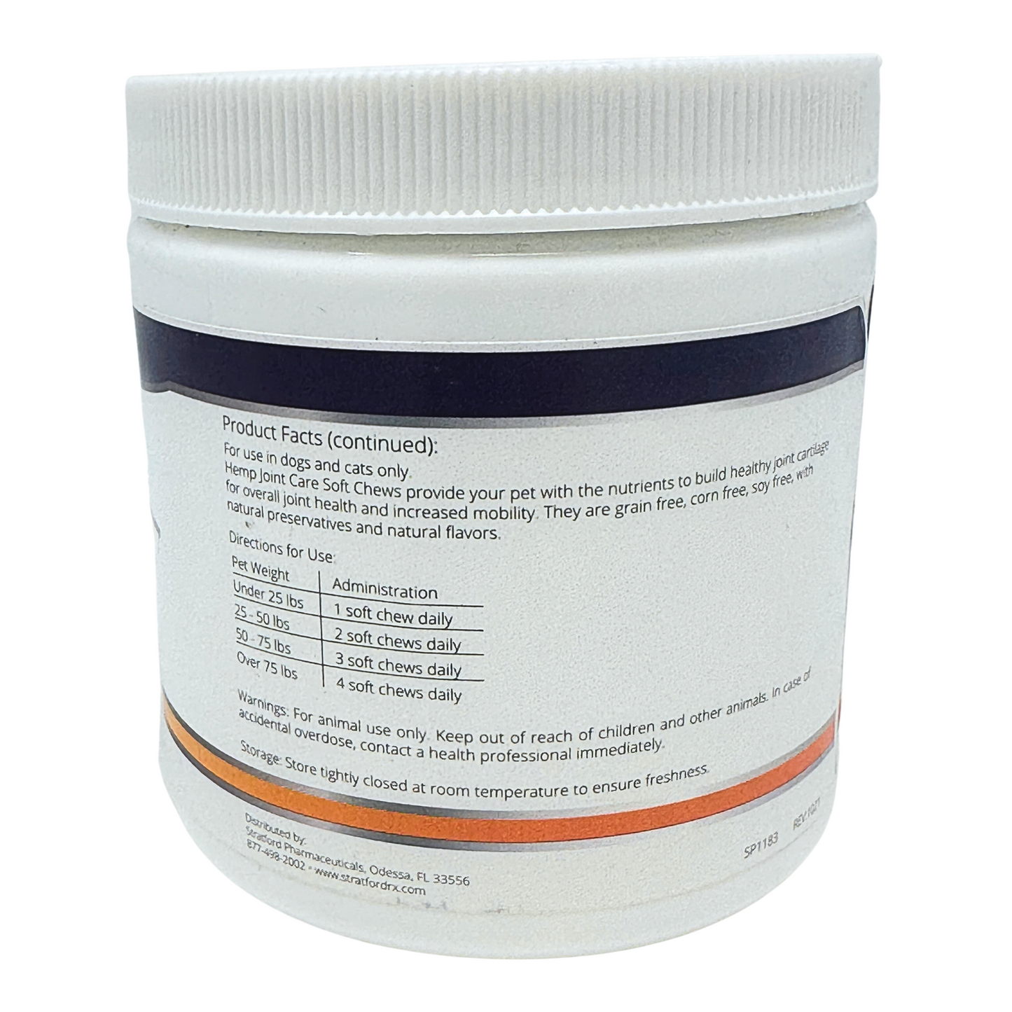 Joint Health-Hemp + MSM Joint Support Chews for Dogs & Cats 60ct