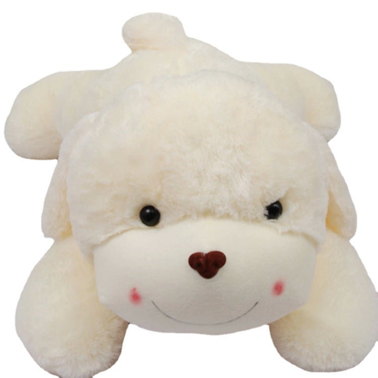 Cute Fragrant Puff Dog Plush Toy with Smiling Face Little