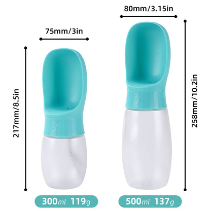 Portable Leak-Proof Dog Water Bottle for Hiking and Travel