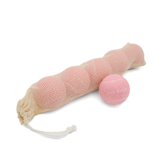 Classic Tennis Ball Set of 5 - Rose - Tennis Ball - Elise Galleria