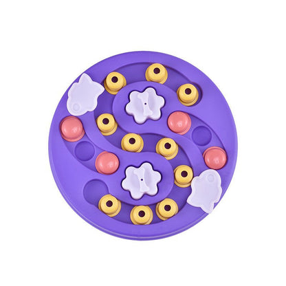 Interactive Heirloom Slow Feeder Puzzle for Dogs and Cats