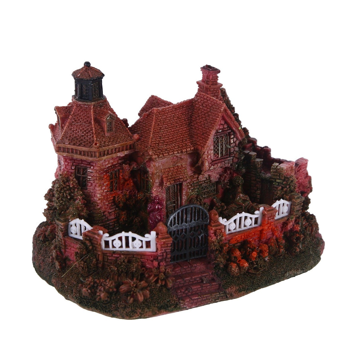 Red House Crawler Toy Avoidance House Fish Tank Decoration