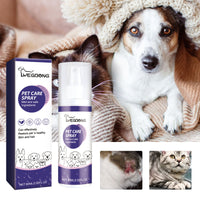 Pet Care Spray, Pet Cat And Dog Skin Wound Care Skin Moss