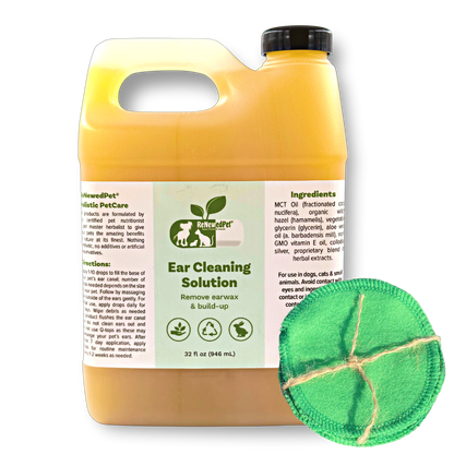 Gentle Ear Cleaning Drops for Dogs and Cats - ReNewedPet 4oz