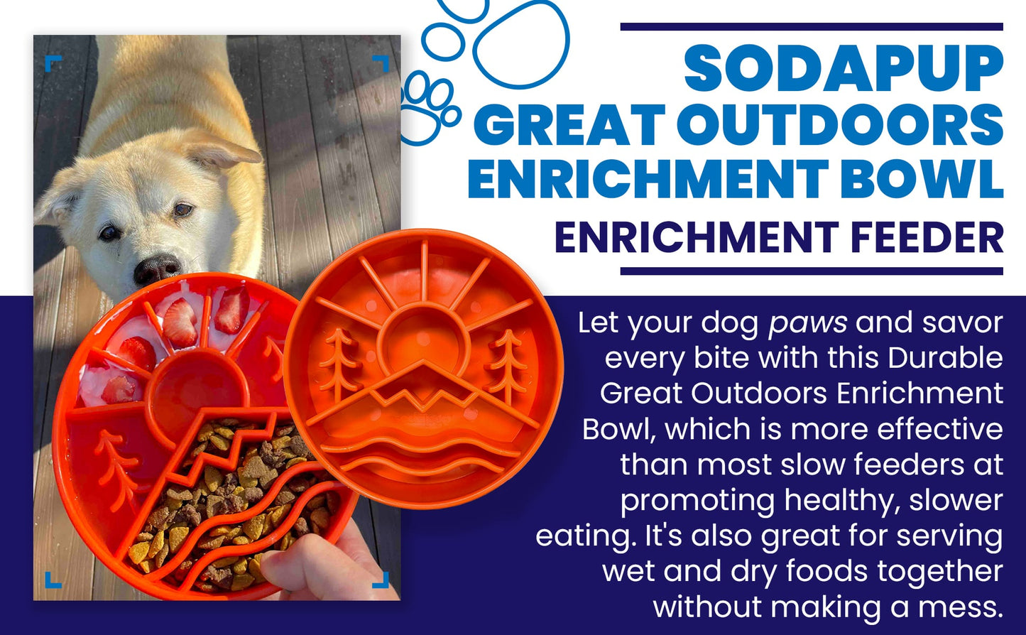 Great Outdoors eBowl - Slow Feeder Dog Bowl & Enrichment |