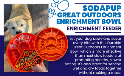 Great Outdoors eBowl - Slow Feeder Dog Bowl & Enrichment |