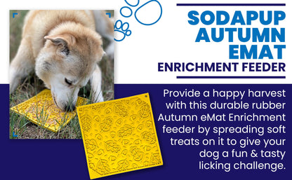 Autumn eMat - Enrichment Lick Mat For Dogs and Cats| Fall