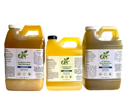 ReNewedPet Organic Sensitive Skin Shampoo Grooming Kit Set