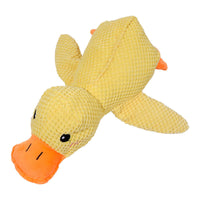 Dogs' Plush Companion Duck Toy for Biting and Teeth Cleaning