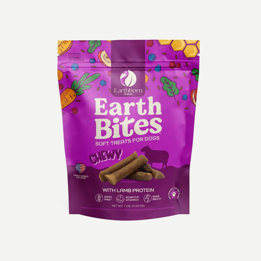 Dog Treats Soft Chewy Lamb Grain Free 7oz EarthBites 🦴