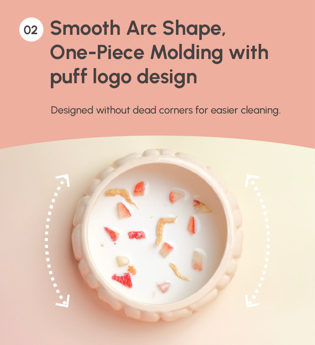 Spill-Proof Ceramic Gradient Dining Bowl for Small Pets