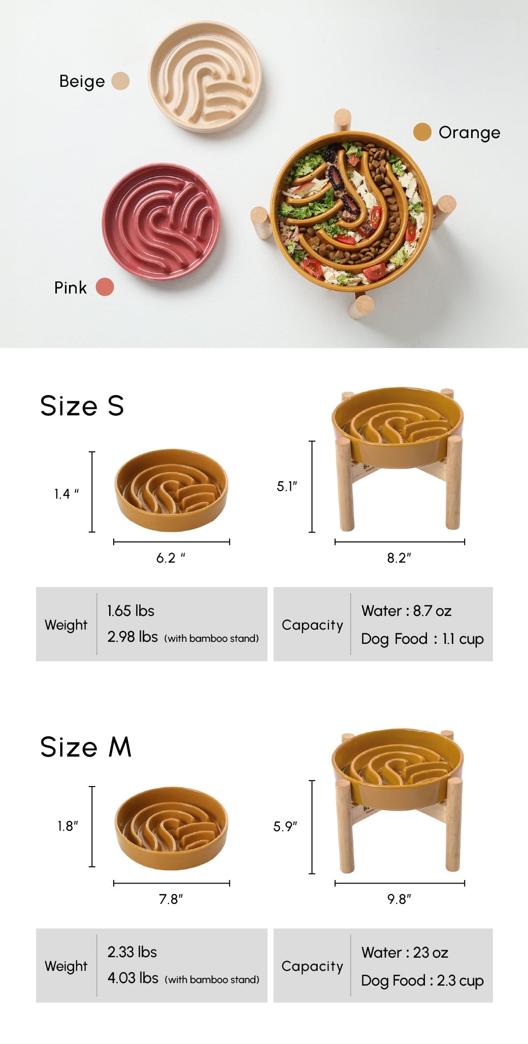 Purrfect Kingdom™ - Wave Pet Slow Feeder Bowl Set