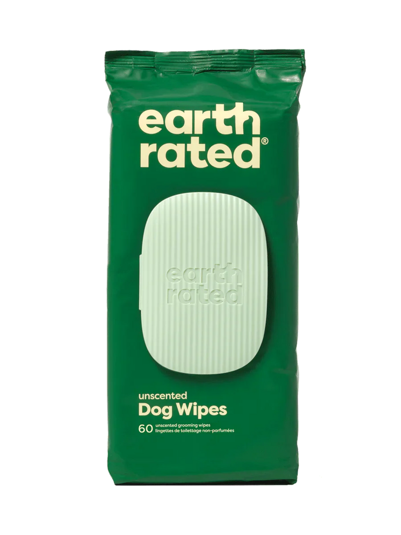 Earth Rated Unscented Plant-based Dog Grooming Wipes - Purrfect Pet Kingdom