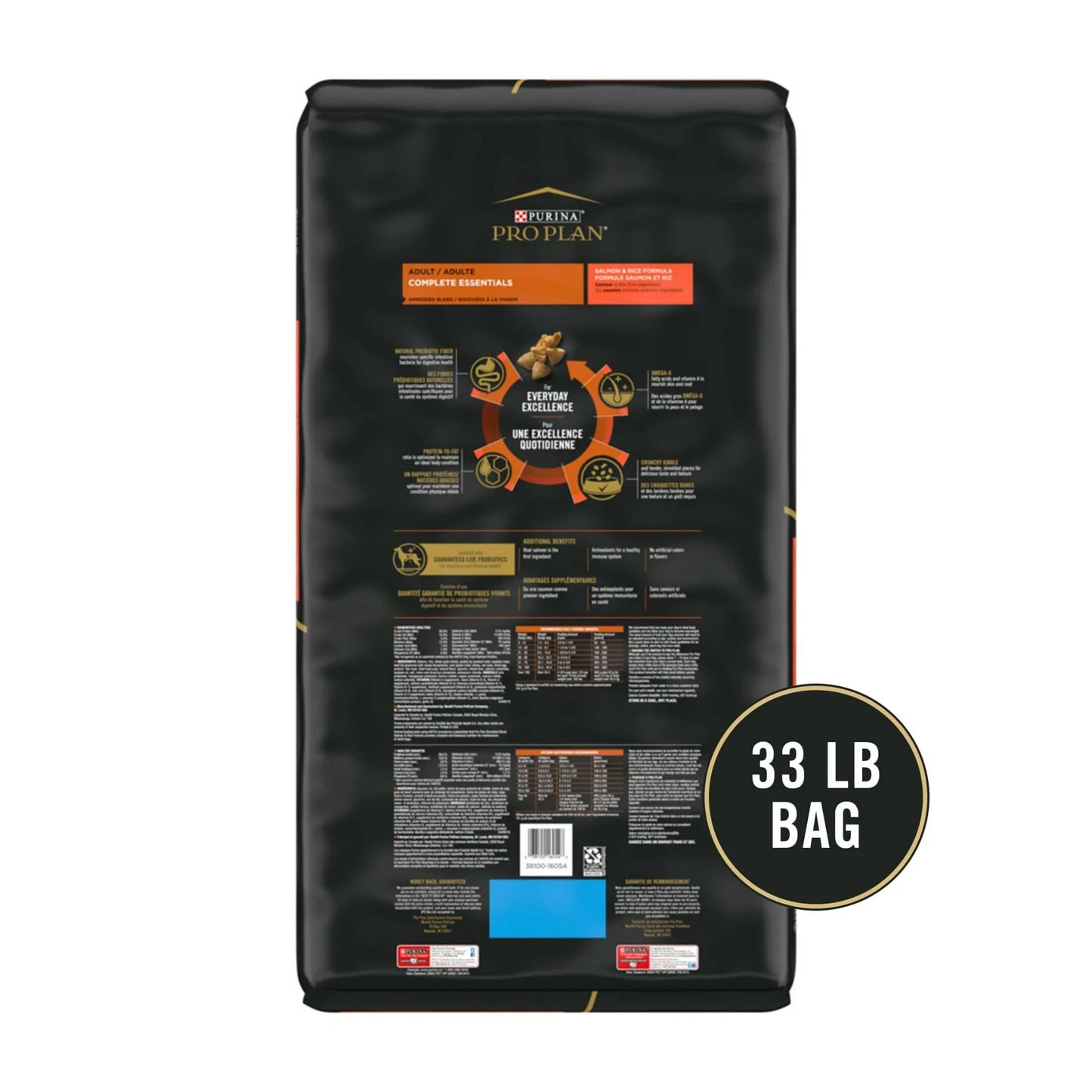 Pro Plan Adult Complete Essentials Shredded Blend Salmon & Rice Dry Dog Food - Dry Dog Food - The Family Pet