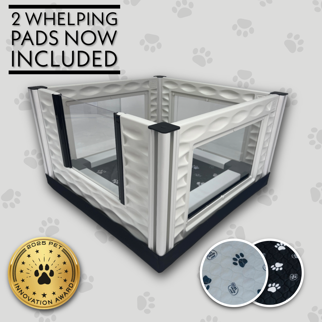 EZclassic Windowed Whelping Box Set w/Rail Assembly - EZwhelp
