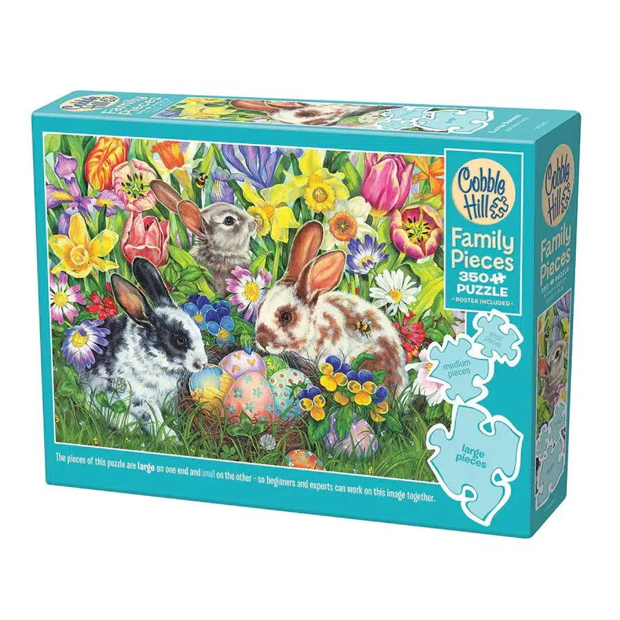 Easter Bunnies 350 Piece Family Jigsaw Puzzle Cobble Hill