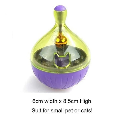 Purrfect Pet Kingdom Interactive Cat Toy IQ Treat Ball Smarter (I, On the photo) - Premium Cat Toys